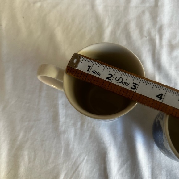 SET OF 2 COFFEE MUGS VINTAGE MADE IN ENGLAND CHURCHILL WILLOW BLUE - Picture 7 of 10